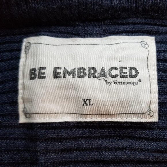 NWOT Long knit charcoal dress/ sweater - Picture 7 of 8